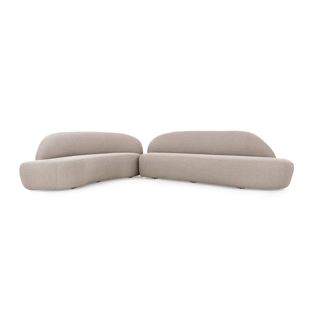 RUY Sofa in Beige fabric 110" Left Side
