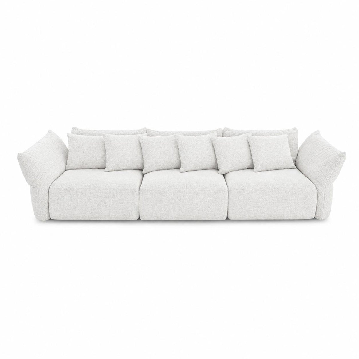 URUBICI Sofa 151" in White Fabric