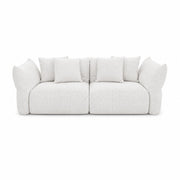URUBICI Sofa 116" in White Fabric