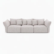 URUBICI Sofa 151" in Light Grey Fabric
