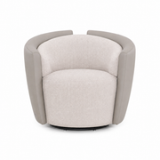 LIRIO Swivel Armchair in A2-2591 and G5-2409