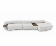 MEANDRO Ottoman in Chocolate and AA-2278
