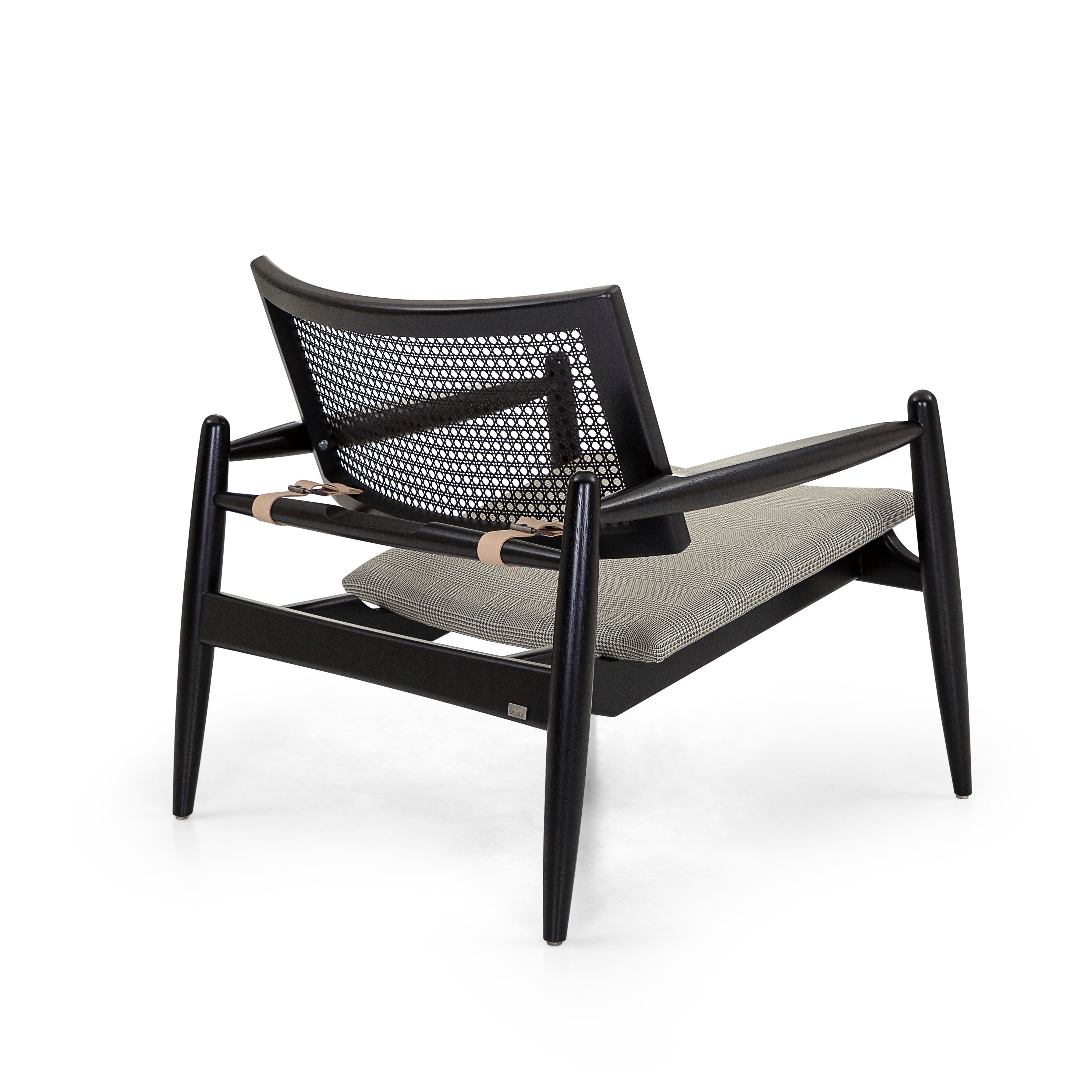 Uultis SOHO Armchair MH3770 077-Black A-2340 Black Cane