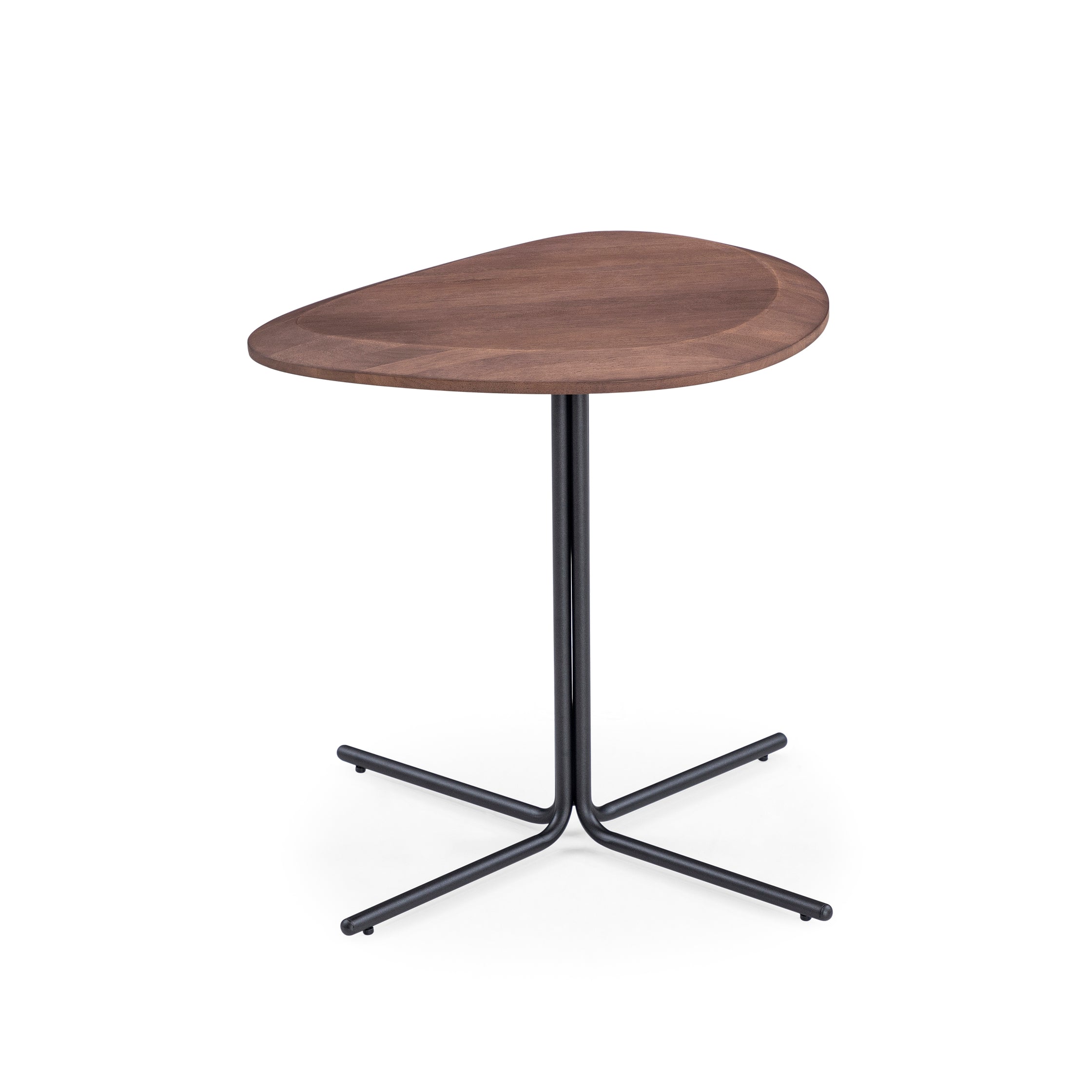 PANTE Coffee Table in Walnut and Black 20”