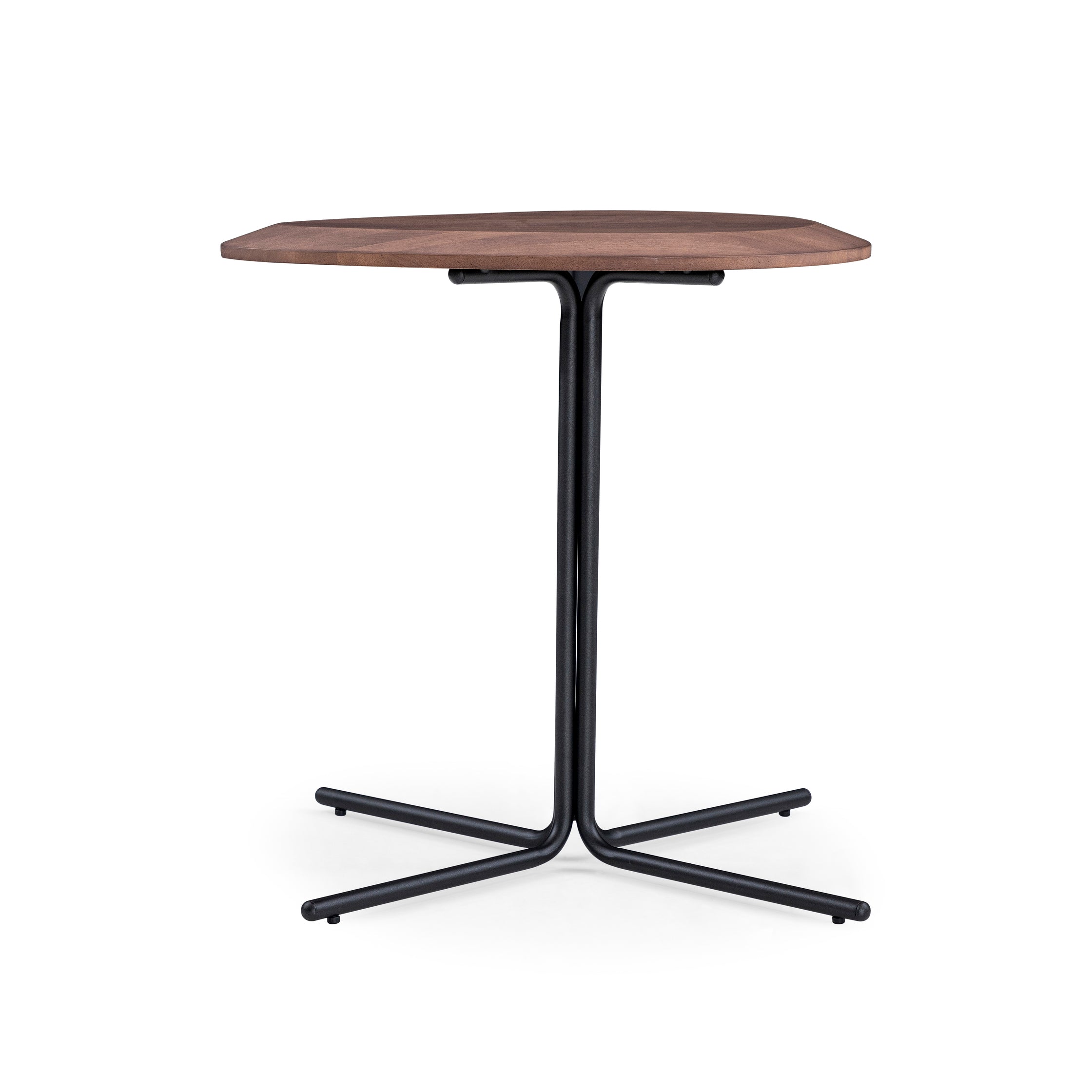PANTE Coffee Table in Walnut and Black 20”