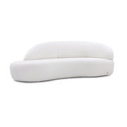 RUY Sofa in Off-White Boucle fabric Right Side