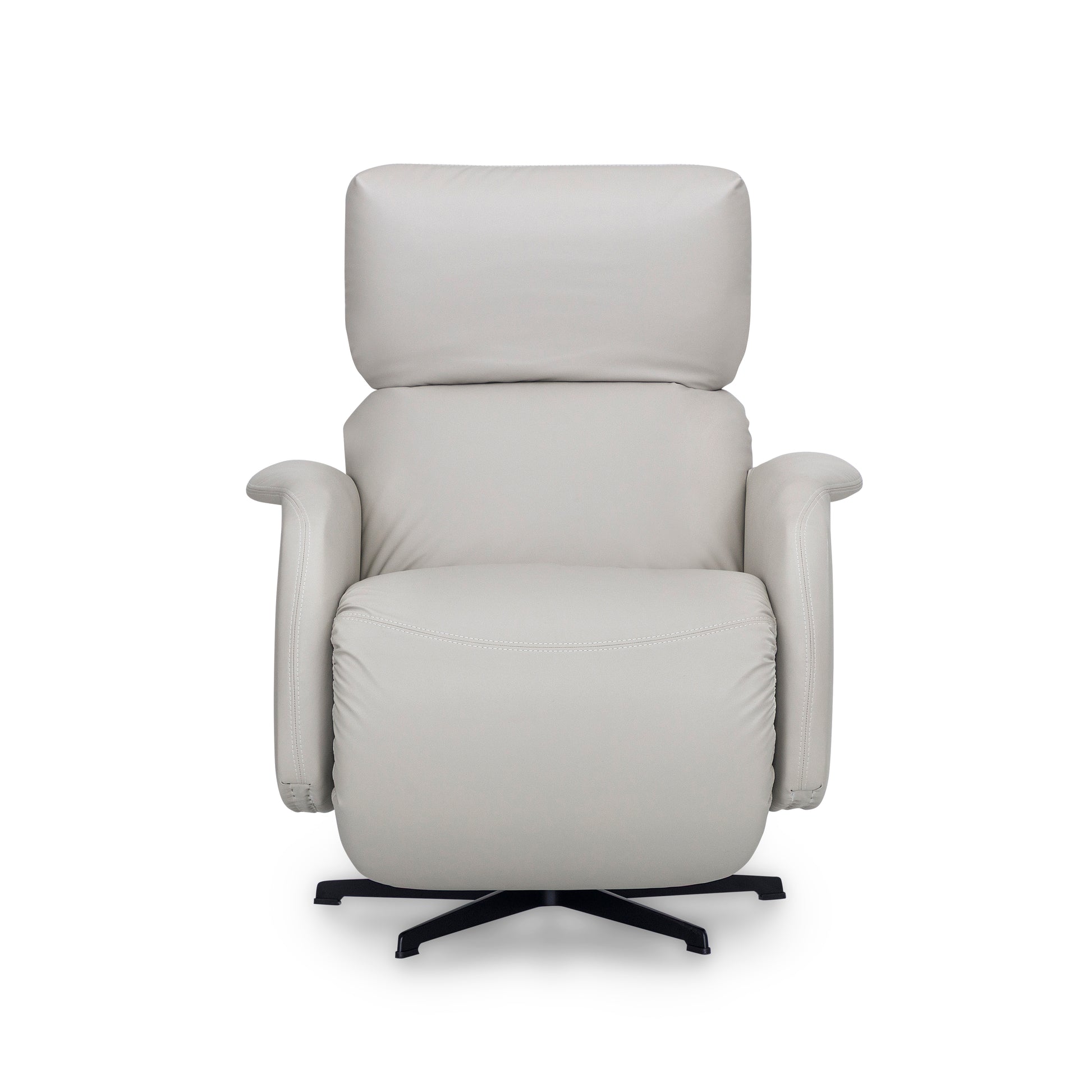 White recliner chair on a white background